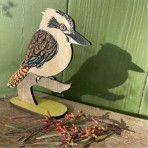 Bridget Farmer | Standing Bird Ornament | Laughing Kookaburra